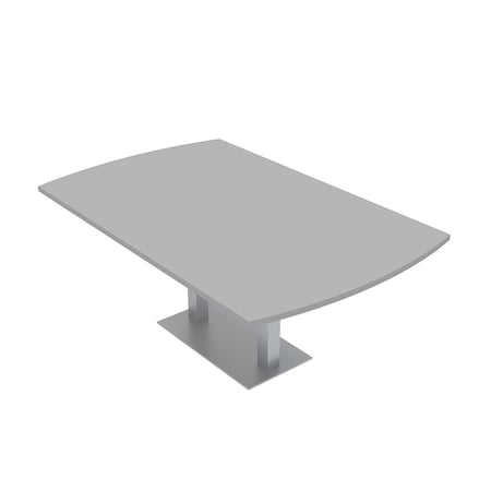 Skutchi Designs 45.25 in W, 84 in L, 29 in H, Engineered Wood Top, Grey HAR-AREC-4684-DOU-01